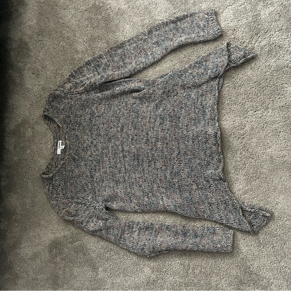 sonoma women’s rainbow knit sweater